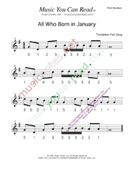 Click to Enlarge: All Who Born in January Pitch Number Format