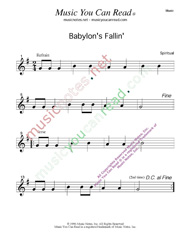 Click to enlarge: Baa, Baa, Black Sheep  Music Format