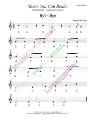 Click to Enlarge: "By'm Bye" Letter Names Format