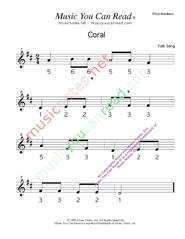 Click to Enlarge: "CORAL" Pitch Number Format