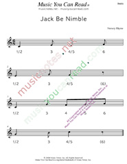 Click to enlarge: "Jack Be Nimble" Beats Format