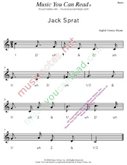 Click to enlarge: "Jack Sprat" Beats Format