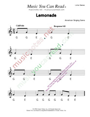 Click to Enlarge: "Lemonade" Letter Names Format