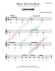 Click to Enlarge: "Lemonade" Pitch Number Format