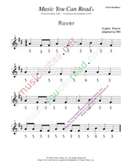Click to Enlarge: "Rover" Pitch Number Format