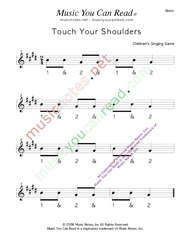 Click to enlarge: "Touch Your Shoulders" Beats Format