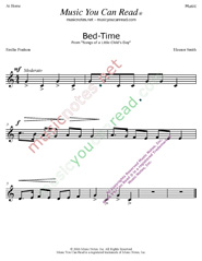 "Bed Time" Music Format