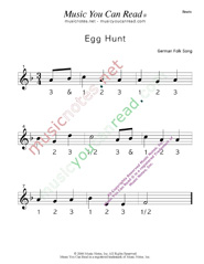 Click to enlarge: "Egg Hunt" Beats Format