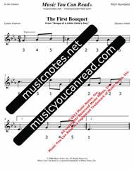 Click to Enlarge: "The First Bouquet" Pitch Number Format