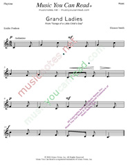 "Grand Ladies" Music Format