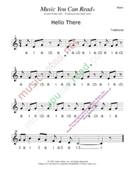 Click to enlarge: "Hello, There" Beats Format