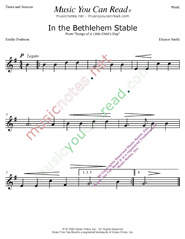 "In the Bethlehem Stable" Music Format