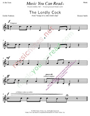 "The Lordly Cock" Music Format