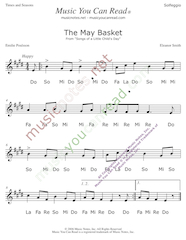 Click to Enlarge: "Down by the Bay" Solfeggio Format