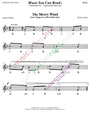 Click to enlarge: "The Merry Wind" Beats Format