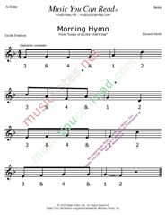 Click to enlarge: "Morning Hymn" Beats Format