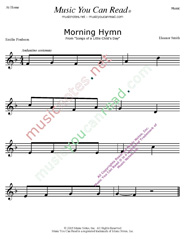 "Morning Hymn" Music Format