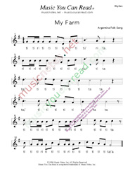 "My Farm" Rhythm Format