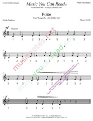 Click to Enlarge: "Polite" Pitch Number Format