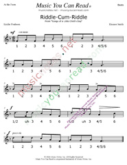 Click to enlarge: "Riddle-Cum-Riddle" Beats Format