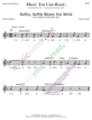 Click to enlarge: "Softly, Softly Blows the Wind" Beats Format