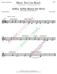 "Softly, Softly Blows the Wind" Music Format