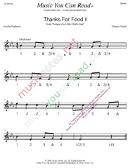 Click to enlarge: "Thanks for Food #2" Beats Format