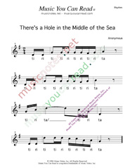 Click to Enlarge: "There's a Hole in the Middle of the Sea" Rhythm Format