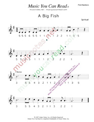 Click to Enlarge: "A Big Fish" Pitch Number Format