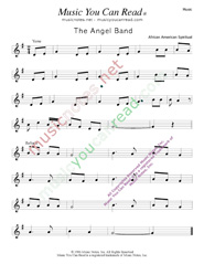 "Angel Band" Music Format