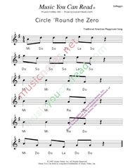 Click to Enlarge: "Circle 'Round the Zero" Solfeggio Format