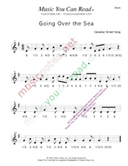Click to enlarge: "Going Over the Sea" Beats Format