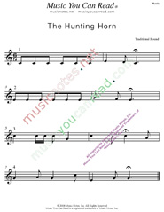 "The Hunting Horn" Music Format