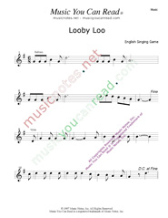 "Looby Loo" Music Format