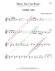 "Looby Loo" Music Format