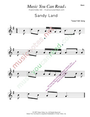 "Sandy Land" Music Format