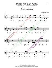 Click to enlarge: "Sarasponda" Beats Format
