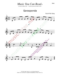 "Sarasponda" Music Format