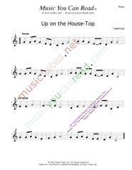 "Up On the House-Top" Music Format