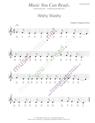 Click to Enlarge: "Wishy Washy" Letter Names Format
