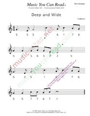 Click to Enlarge: "Deep and Wide" Pitch Number Format