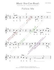 Click to Enlarge: "Down by the Bay" Letter Names Format