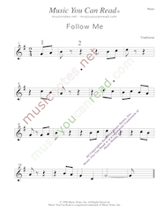 "Down by the Bay" Music Format