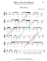Click to enlarge: "The Fox" Beats Format