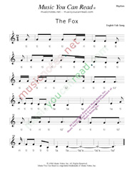 Click to Enlarge: "The Fox" Rhythm Format