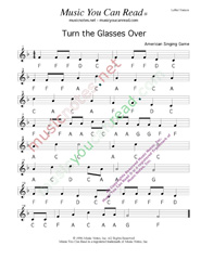 Click to Enlarge: "Turn the Glasses Over" Letter Names Format