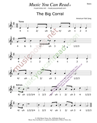 Click to enlarge: "The Big Coral," Beats Format