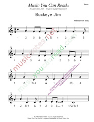 Click to enlarge: "Buckeye Jim," Beats Format