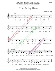 Click to enlarge: "The Derby Ram," Beats Format