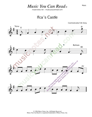 "Ifca's Castle," Music Format